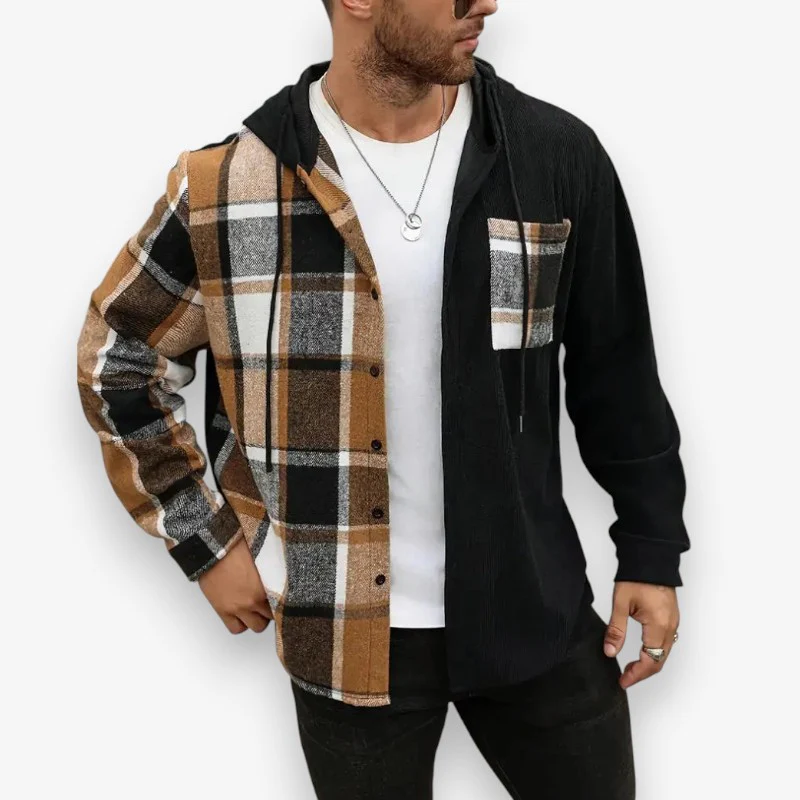 Aaron – Jacket with Integrated Hood & Long Sleeves