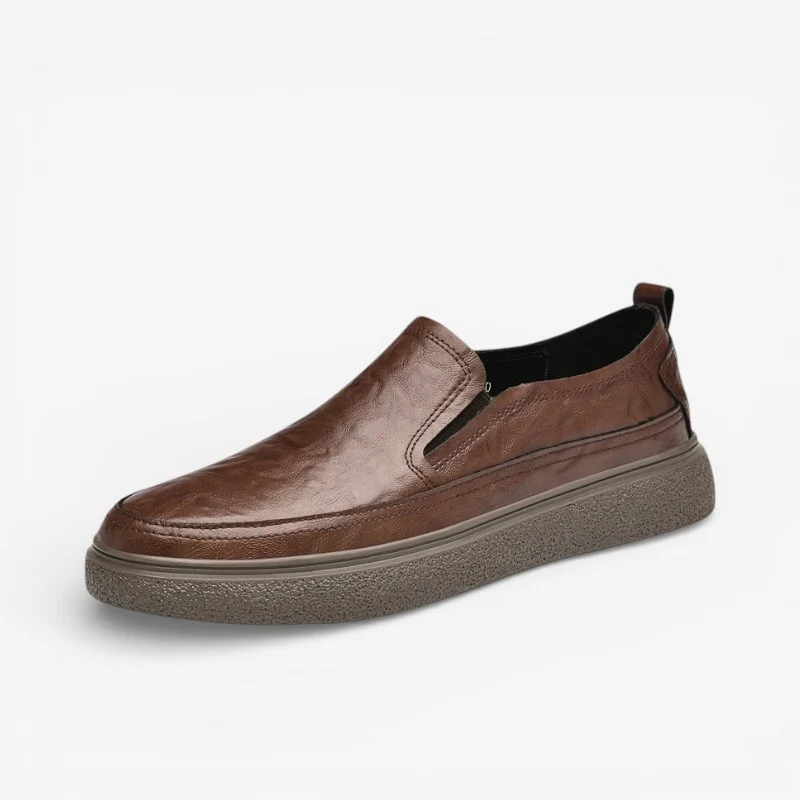 Alex – Men's Slip-On Shoes with Round Toe - Image 2