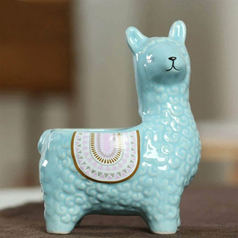 AlpacaBloom – Alpaca Shaped Flower Pot for Playful Decoration - Image 6