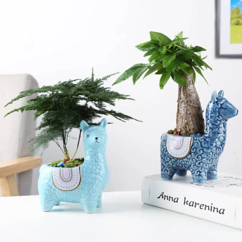 AlpacaBloom – Alpaca Shaped Flower Pot for Playful Decoration - Image 9
