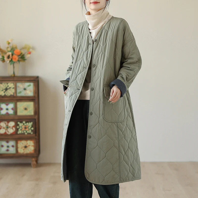Amber – Women's Oversized Jacket with Button Closure & Front Pocket - Image 4