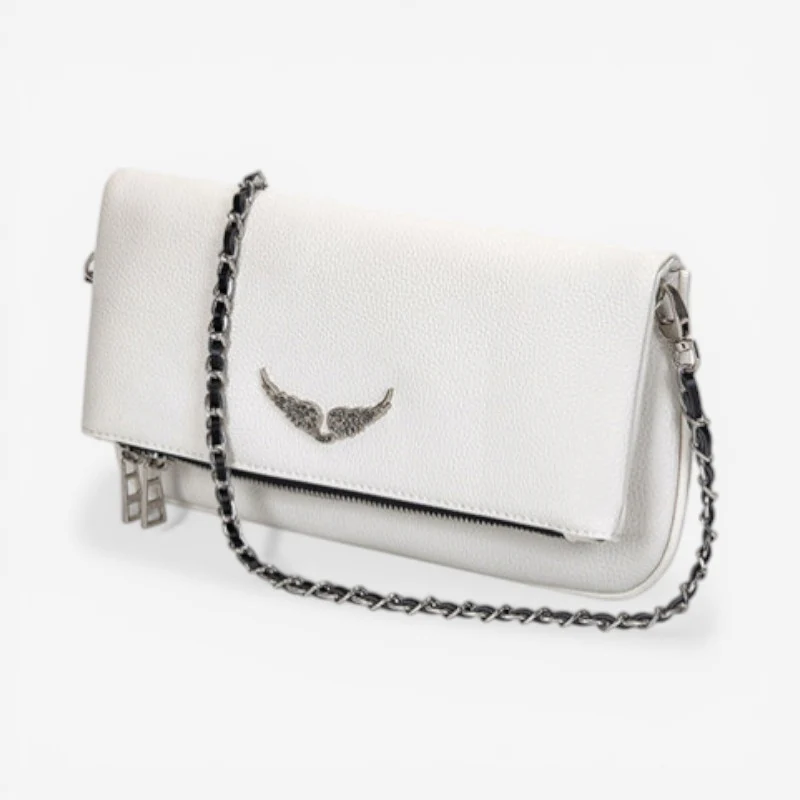 Amelia - Adjustable Chain Strap Handbag With Zipper - Image 4