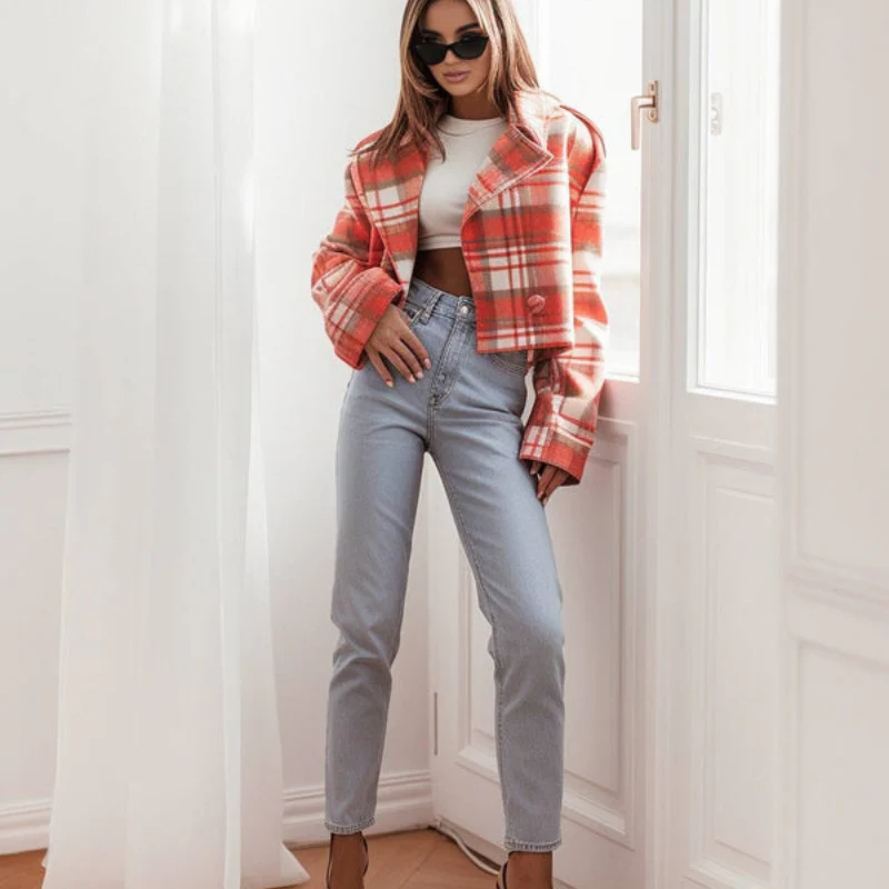 Amelia – Women's Lapel Coat - Image 6