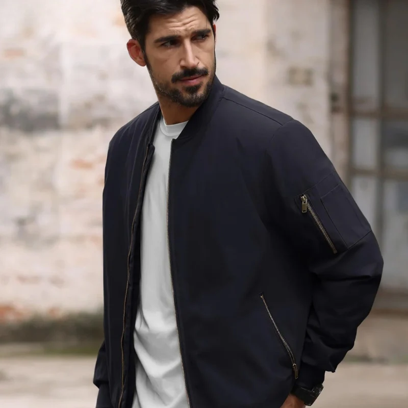 Anders –Multi-Pocket Jacket with Zip Closure - Image 5