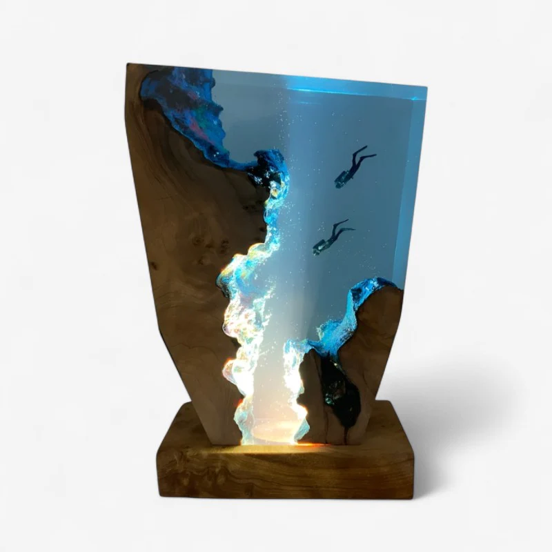 AquaDive – Cave Exploration Themed Table Lamp