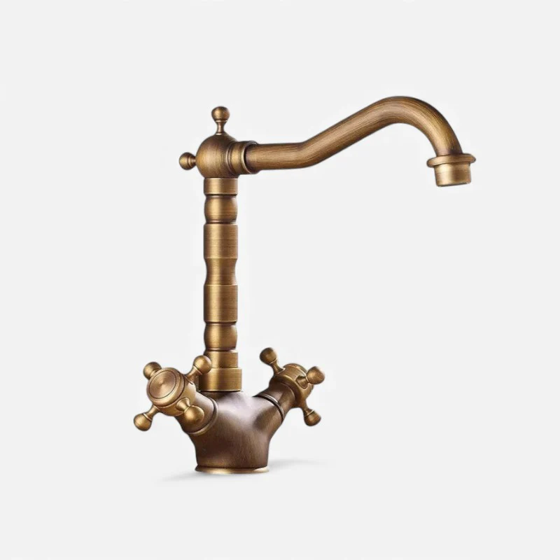 AquaFlow – Surface-mounted bathroom faucet with double handles