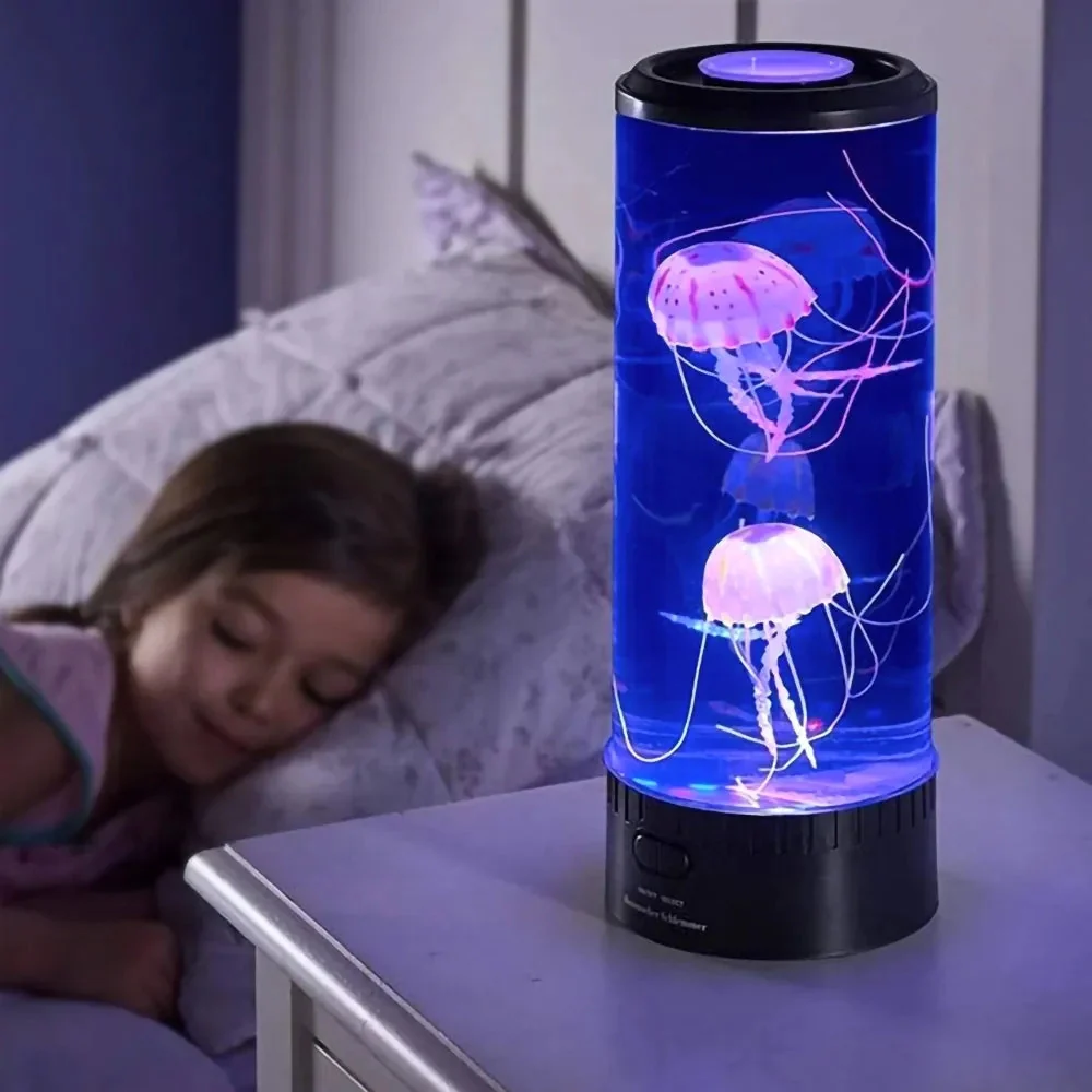 AquaGlow – LED Table Lamp with Color-Changing Jellyfish - Image 3