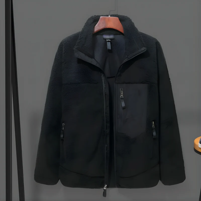 Aria – Long Sleeve Jacket with Front Pocket and Zip - Image 2