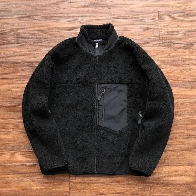 Aria – Long Sleeve Jacket with Front Pocket and Zip - Image 3