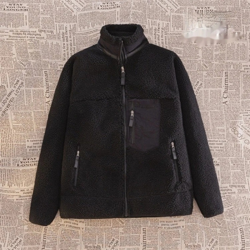 Aria – Long Sleeve Jacket with Front Pocket and Zip - Image 4