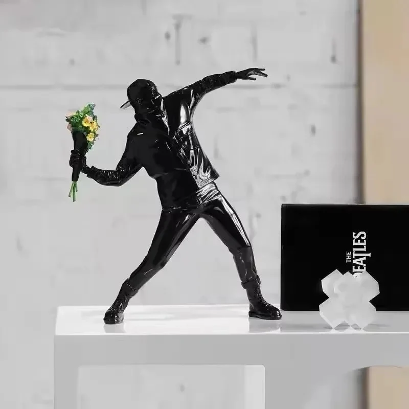 ArtFlora – Decorative Human Sculpture with Floral Design - Image 3