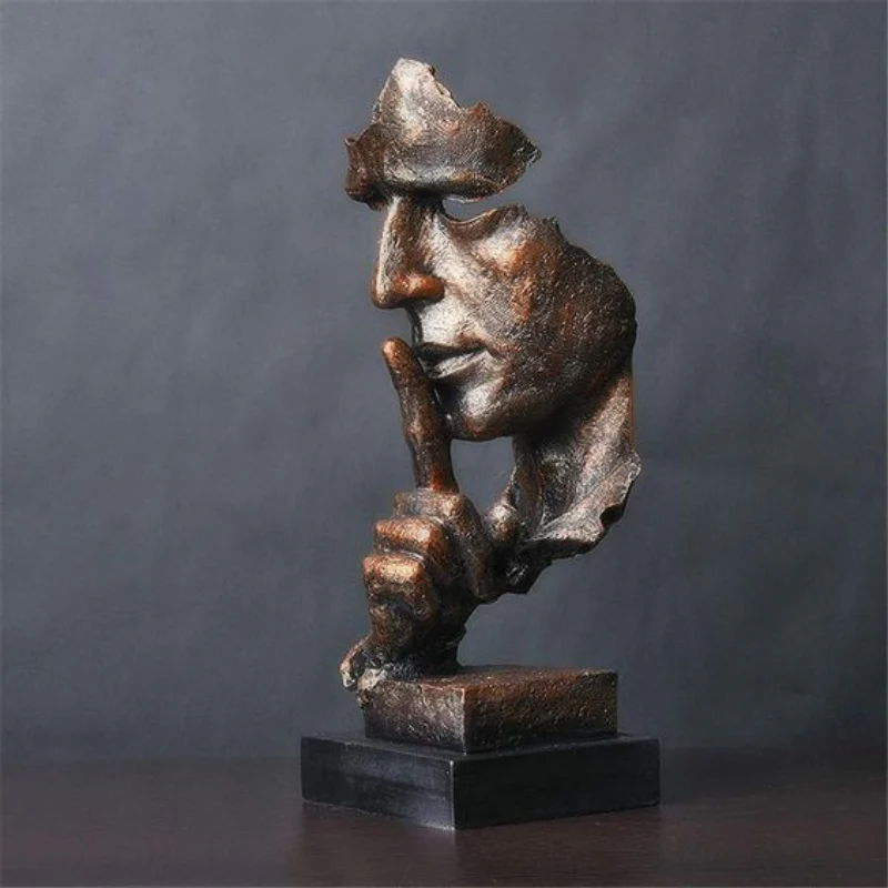 ArtNove – Abstract Thinker Sculpture for Interior Decoration - Image 3