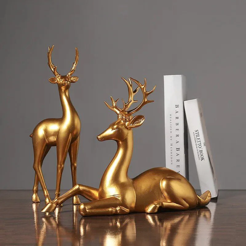 ArtProwl – Decorative Animal Statue with Walking & Sitting Pose - Image 4