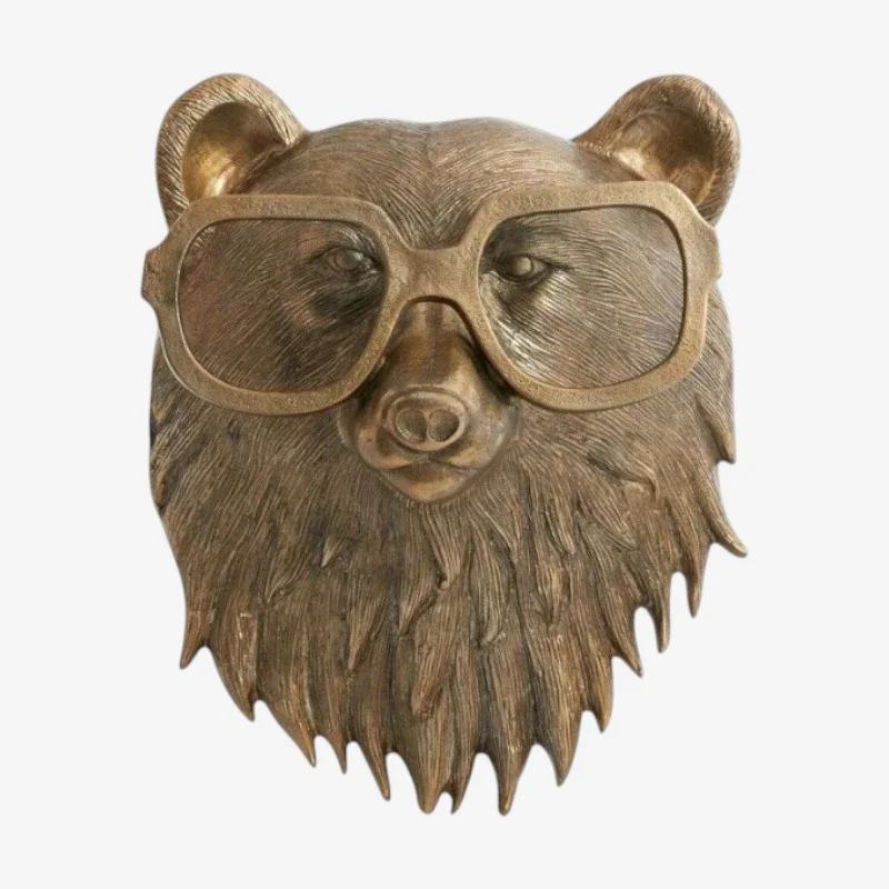 ArtWild – Wall-Mounted Animal Head Sculpture for Home Decor