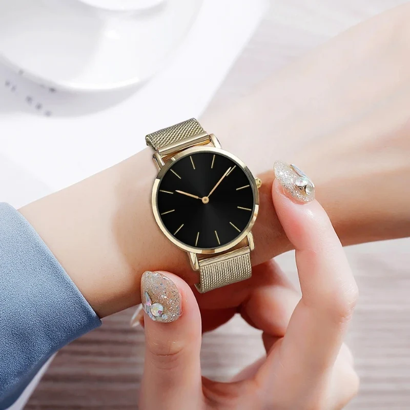 Ava – Scandinavian Minimalist Watch with Adjustable Strap - Image 3