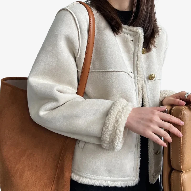 Ava – Women's Button-Front Jacket - Image 2