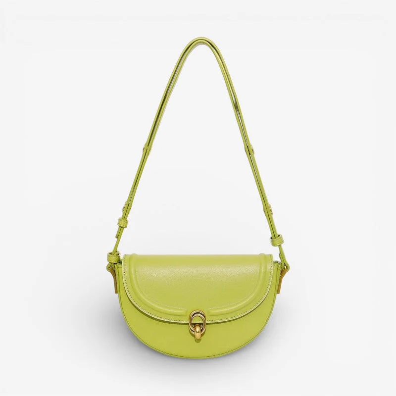Ava – Women's Bag with Long Shoulder Strap and Hasp Closure - Image 4