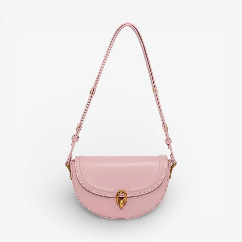 Ava – Women's Bag with Long Shoulder Strap and Hasp Closure - Image 5