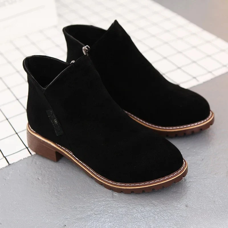 Ava – Round Toe Boots with Anti-Slip Grip - Image 5