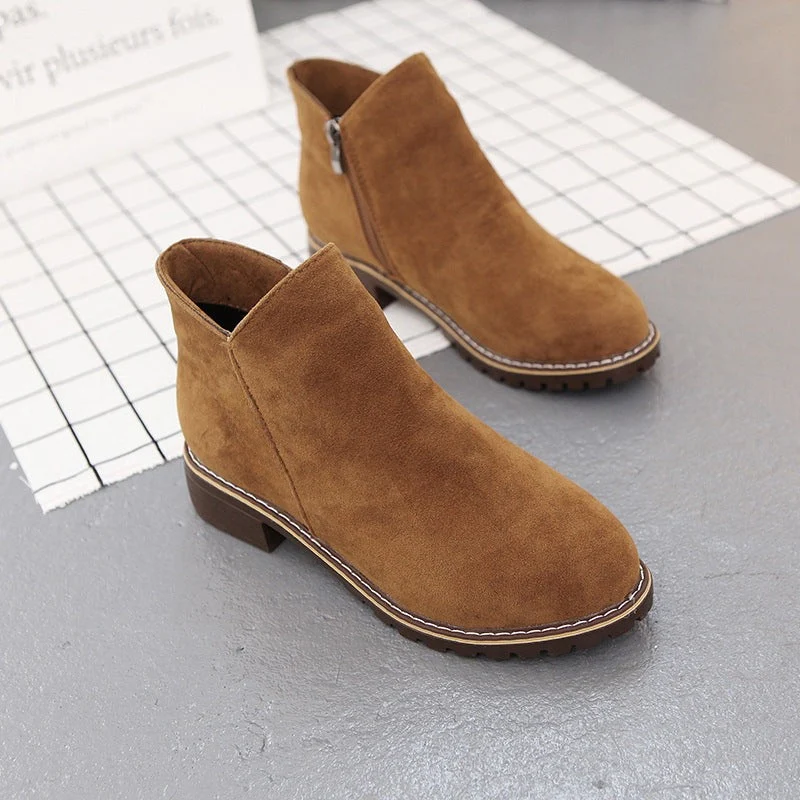 Ava – Round Toe Boots with Anti-Slip Grip - Image 8