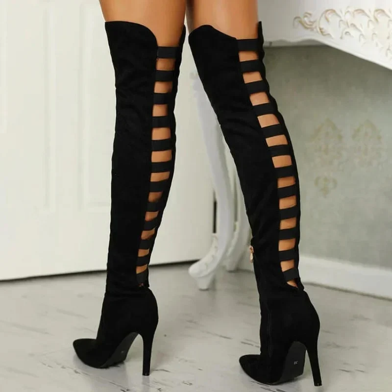 Ava – Women's Thigh-High Boots with High Heels - Image 6