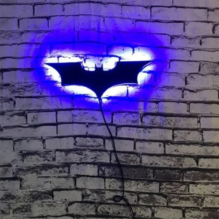 BatGlow – Wireless LED Wall Lamp with Batwings - Image 4