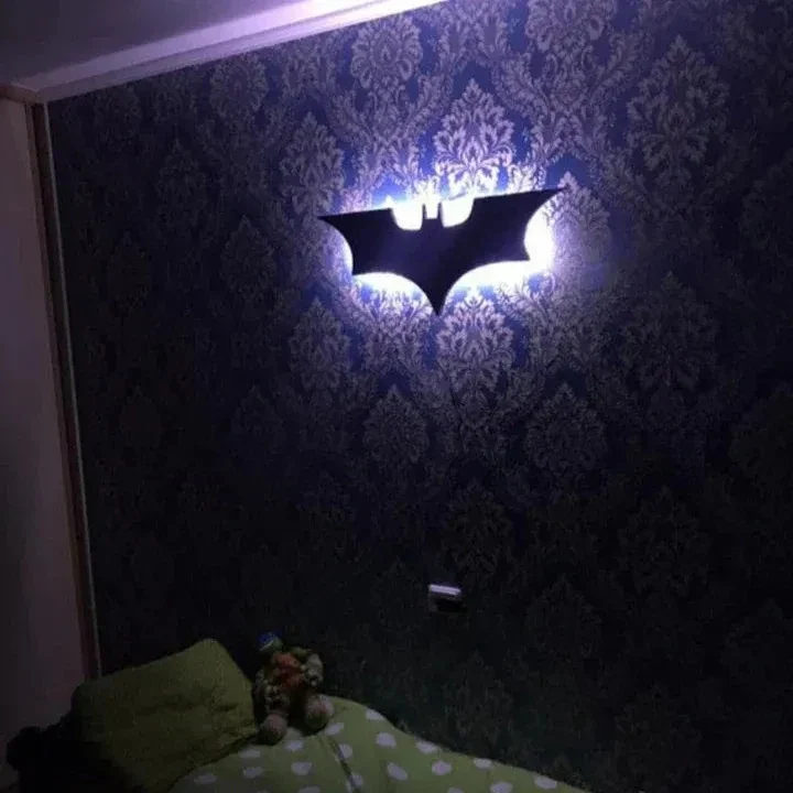 BatGlow – Wireless LED Wall Lamp with Batwings - Image 6