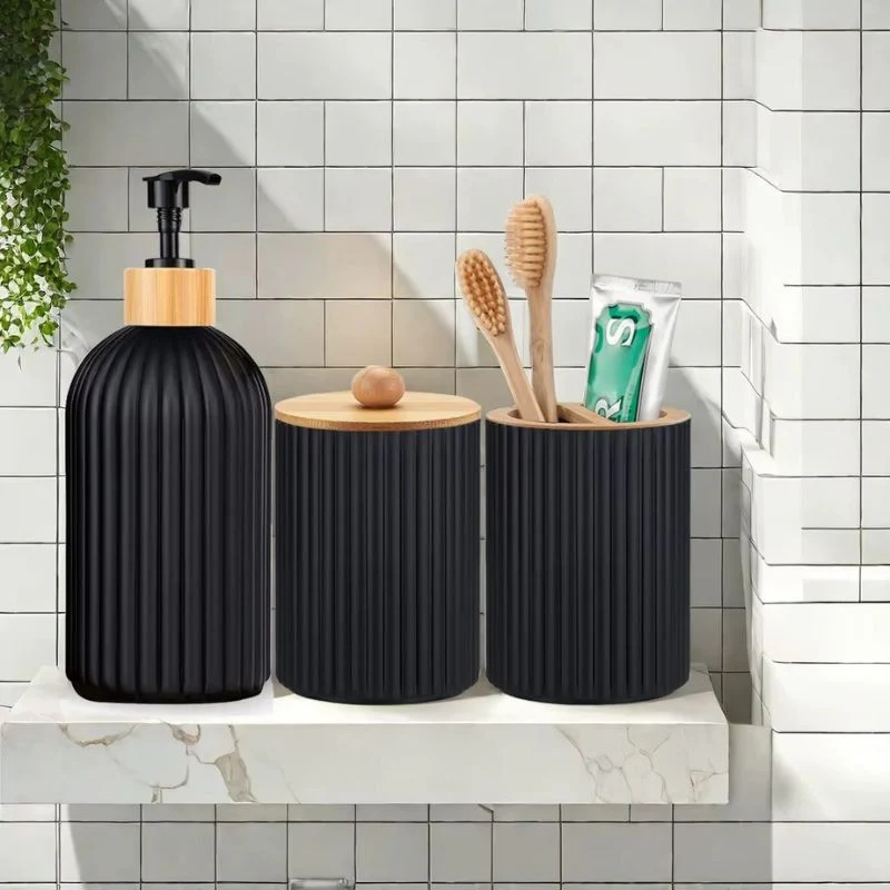 BathNexa – Bathroom Accessory Set with Refillable Soap Dispenser - Image 13