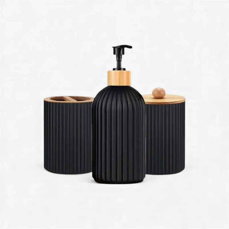 BathNexa – Bathroom Accessory Set with Refillable Soap Dispenser - Image 2