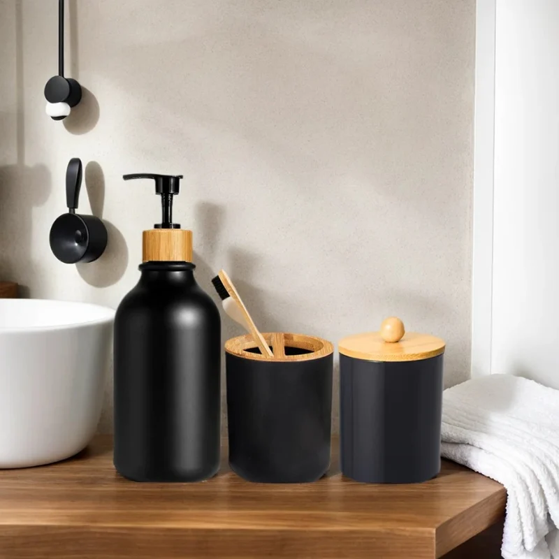 BathNexa – Bathroom Accessory Set with Refillable Soap Dispenser - Image 9