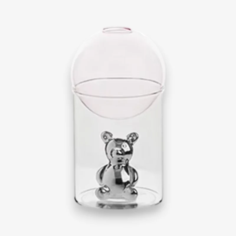BearBloom – Cartoon Beer Vase with Spherical Top - Image 2