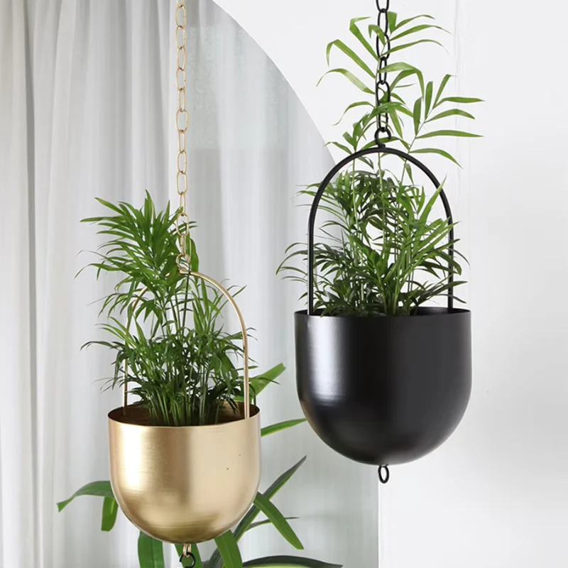 BloomHaven – Hanging Flower Pot with Chain - Image 7