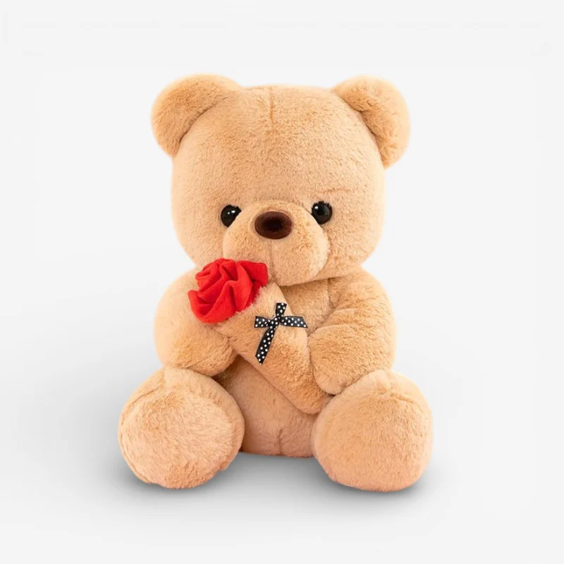 BloomHeart – Rose Teddy Bear Handmade with Roses - Image 2