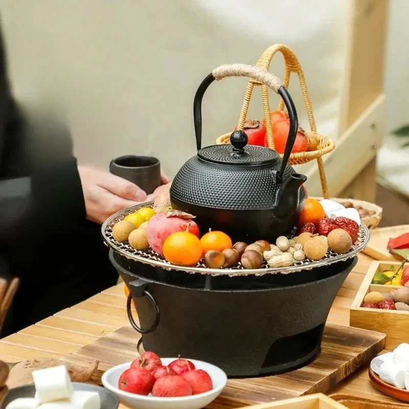 BrewNest – Round Base Teapot with Rope Handle - Image 4