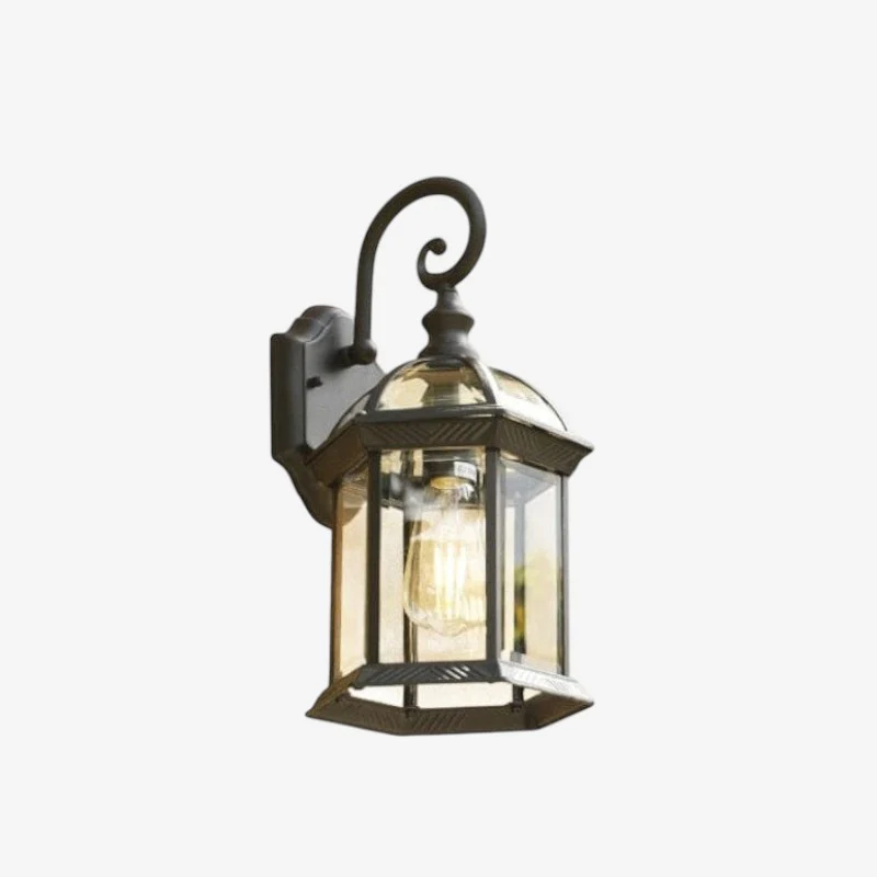 BrightEra – Wall Lamp with Curved Stand and Cage Design - Image 2