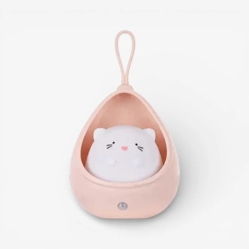 BuddyGlow – Rechargeable Cat-Shaped Night Light for Children