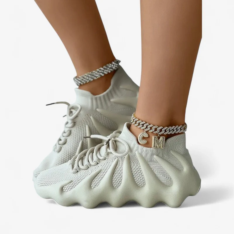 Camille – Non-slip Lace-Up Shoes with Breathable Upper - Image 3
