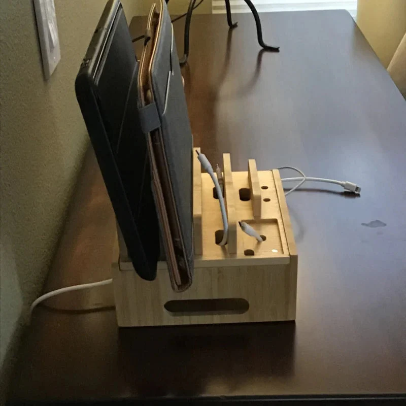 ChargeMate – 5-Port USB Charging Station with Desk Organizer - Image 4