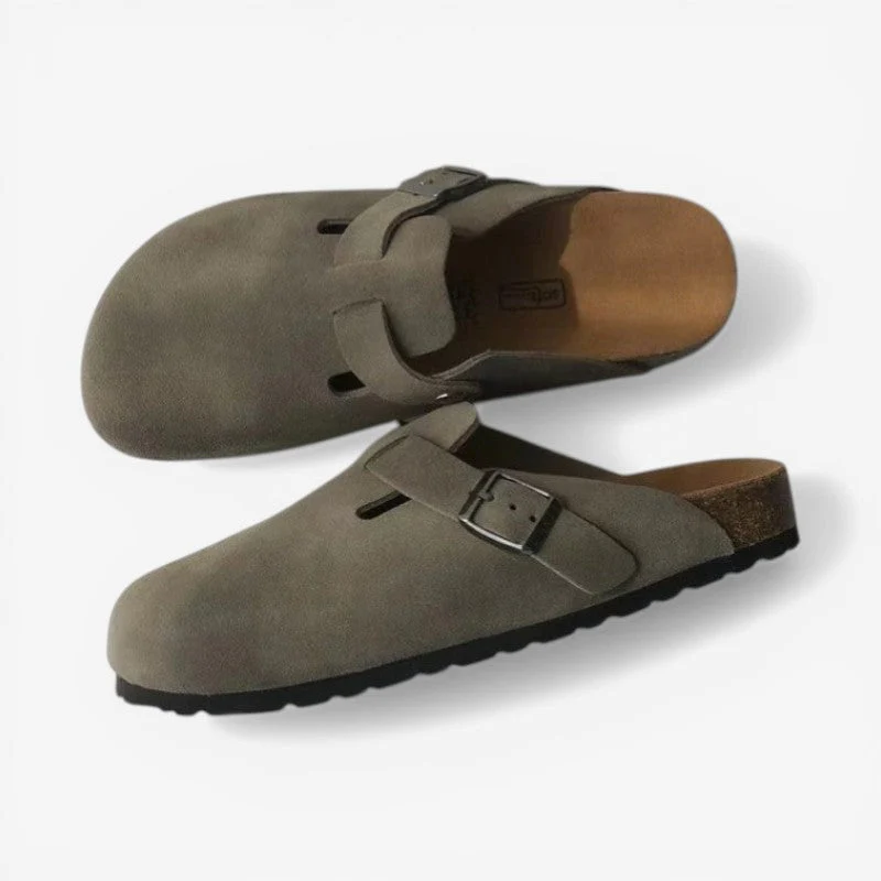 Charlie – Half Covered Slip-On Slippers with Adjustable Buckle - Image 2