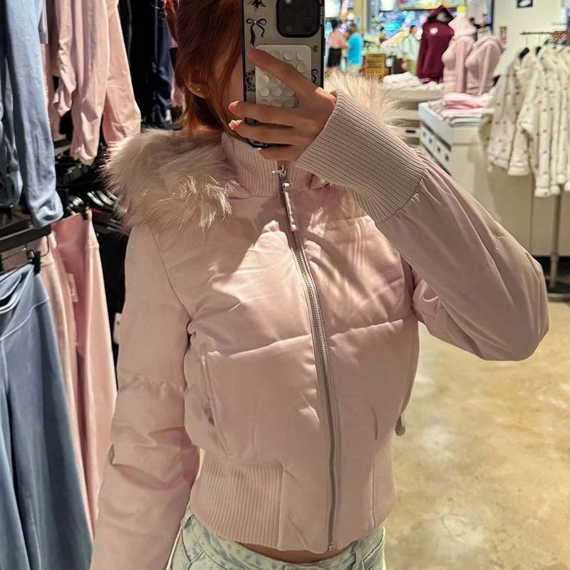 Chloe – Women's Jacket with Fur Collar - Image 3