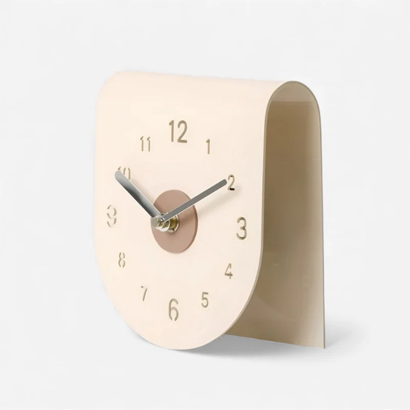 ChronoArc – Curved Base Desk Block with Clear Numbers