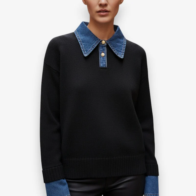 Clara – Women's Long Sleeve Button-Down Sweater