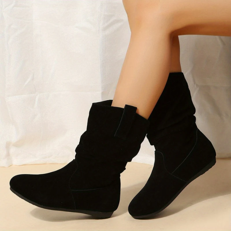 Clara – Round Toe Boots with Anti-Slip Grip - Image 5