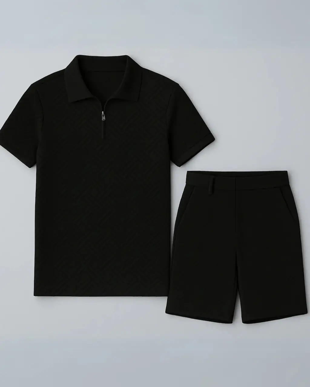 Men's Summer Set Black Slim Fit - Image 3