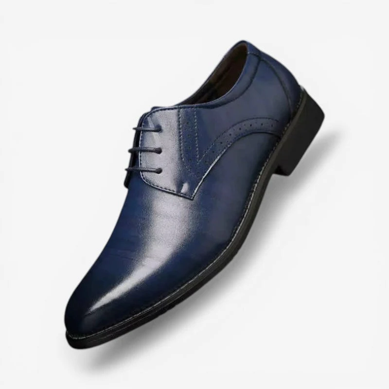 Connor - Pointed Toe Lace Up Shoes With Non Slip Sole - Image 4