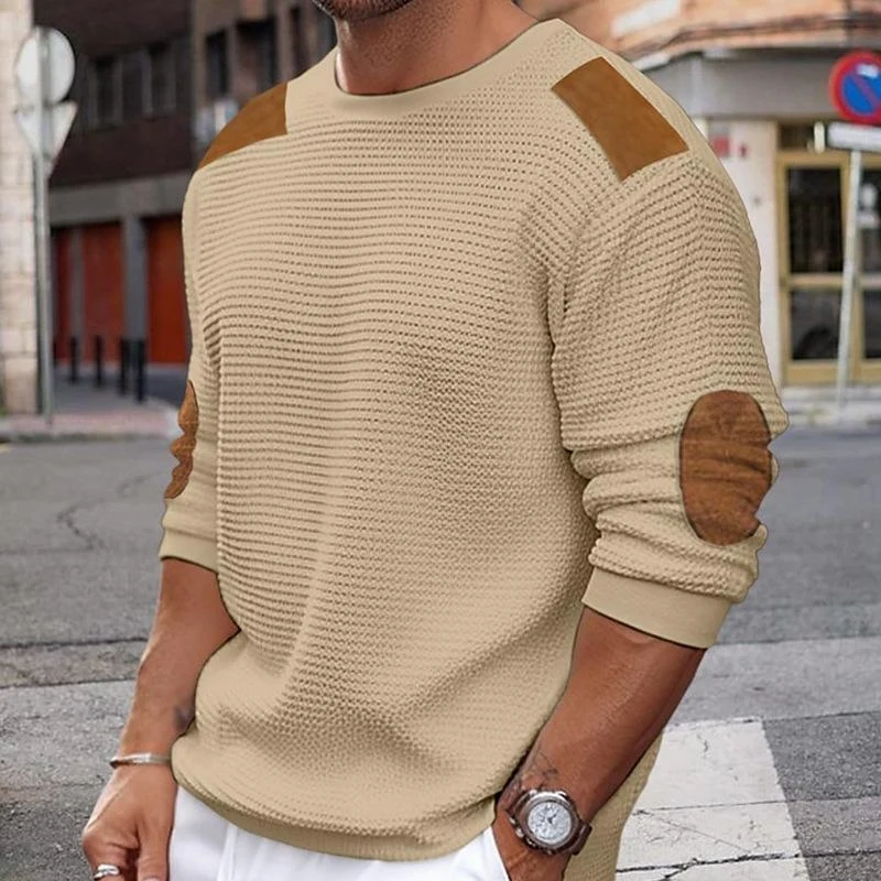 Daniel – Men's Long Sleeve Sweater with Round Neckline - Image 8