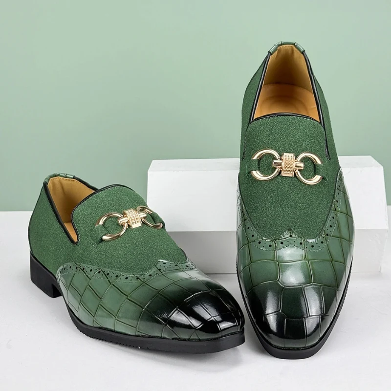 Daniel – Men's Round Toe Buckle Shoes - Image 4