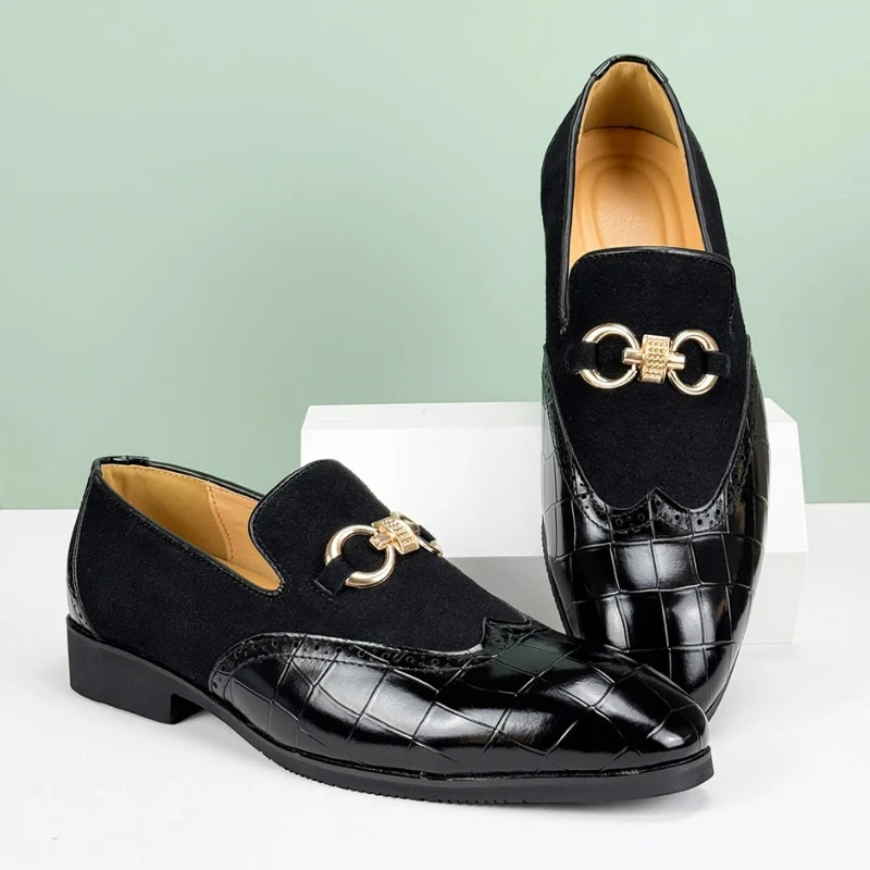 Daniel – Men's Round Toe Buckle Shoes - Image 5