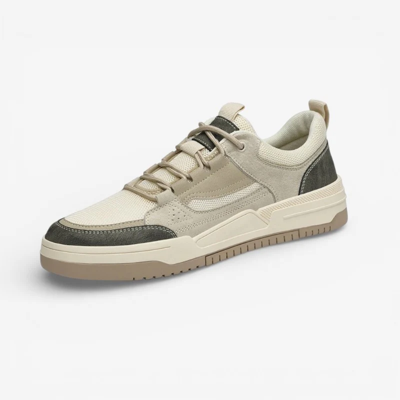 Daniel – Men's Sneakers with Round Toe and Adjustable Laces