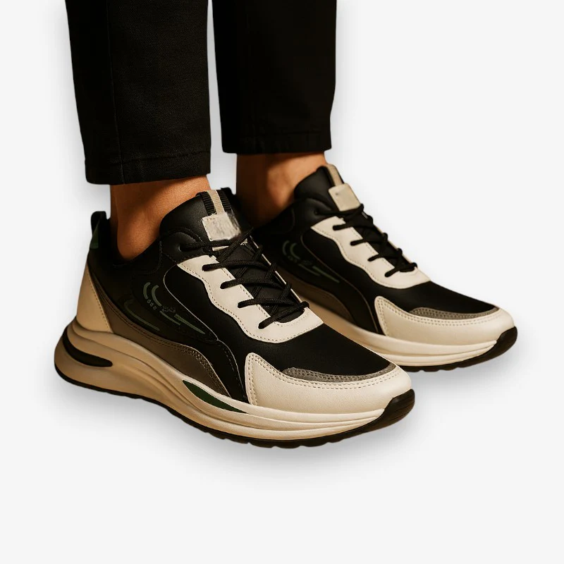Daniel – Sneakers with Round Toe & Anti-Slip Grip Sole - Image 2